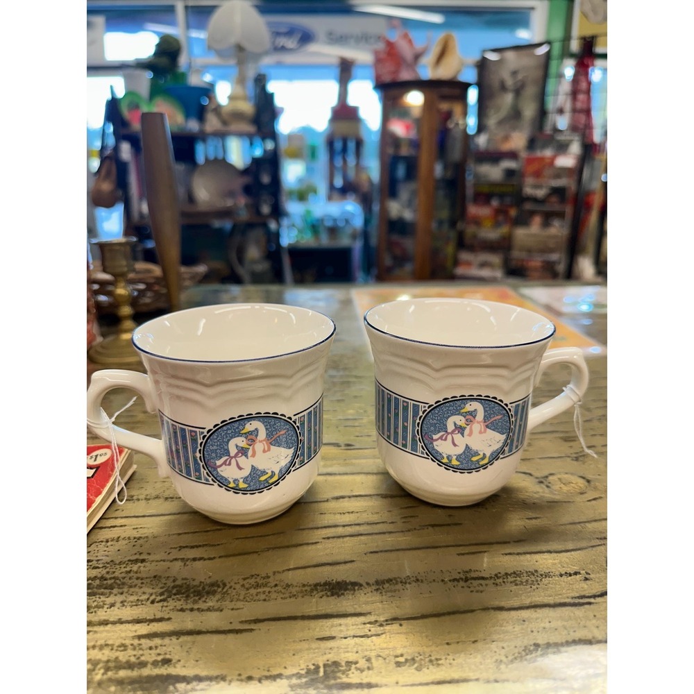 Vintage Country Geese Stoneware Mug 2 available